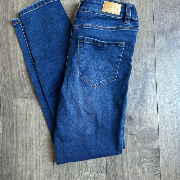 Tahari Dark Indigo Skinny Jeans - Picture 3 of 4